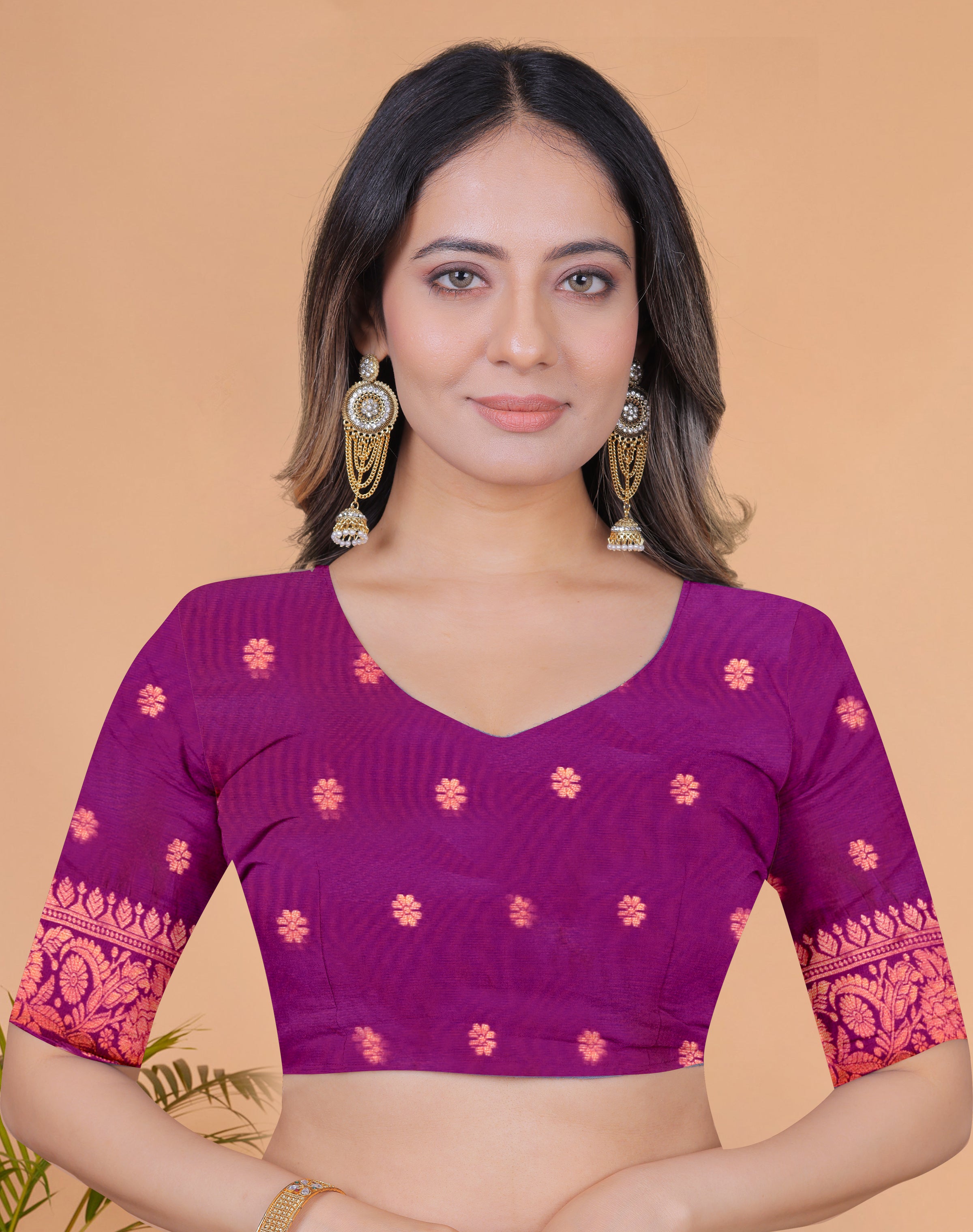 Banarasi Silk Saree with Lotus Motifs with 8 color option 🌺✨